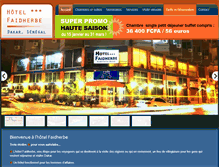 Tablet Screenshot of hotel-faidherbe.com